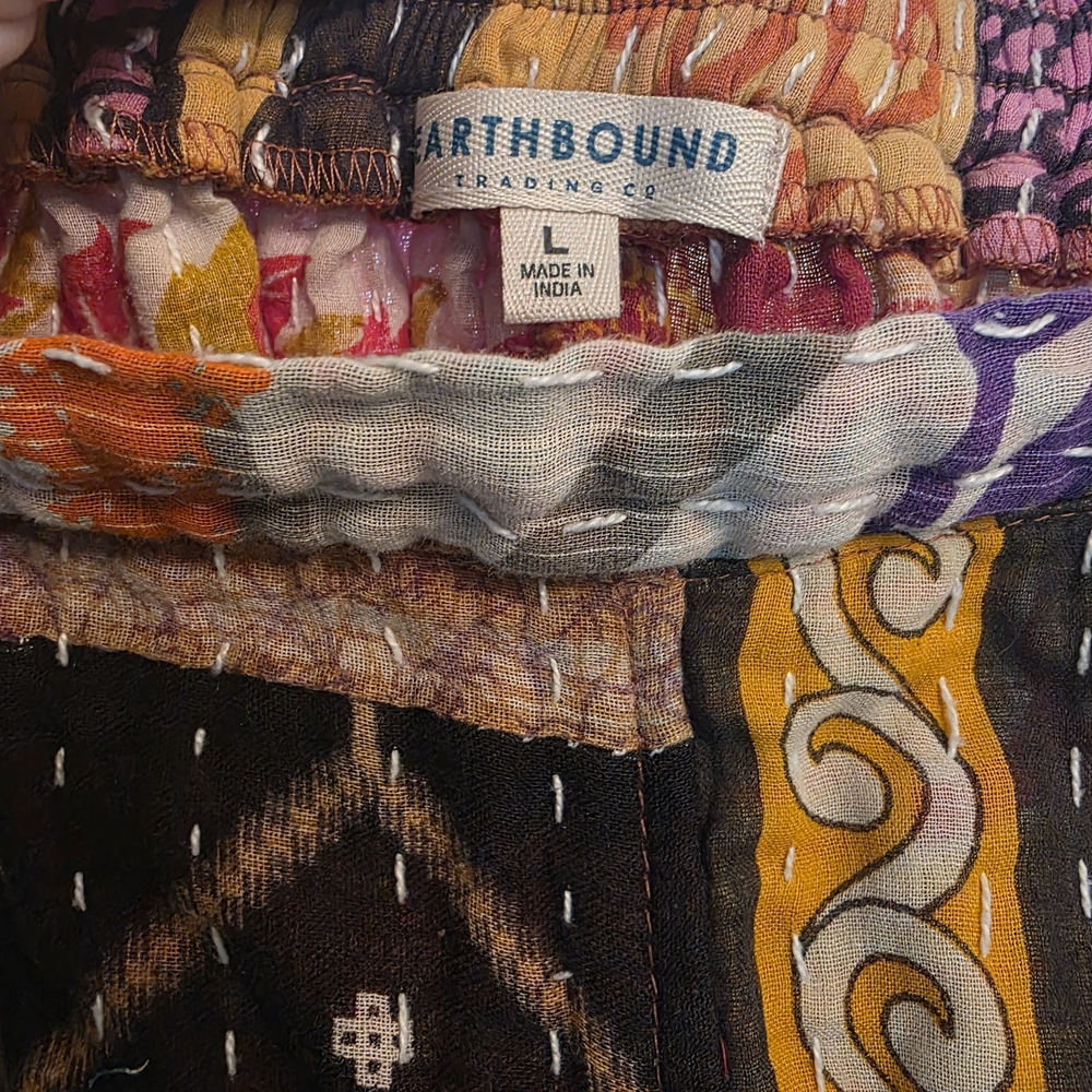 Earthbound Vibrant Patchwork Pants - image 3